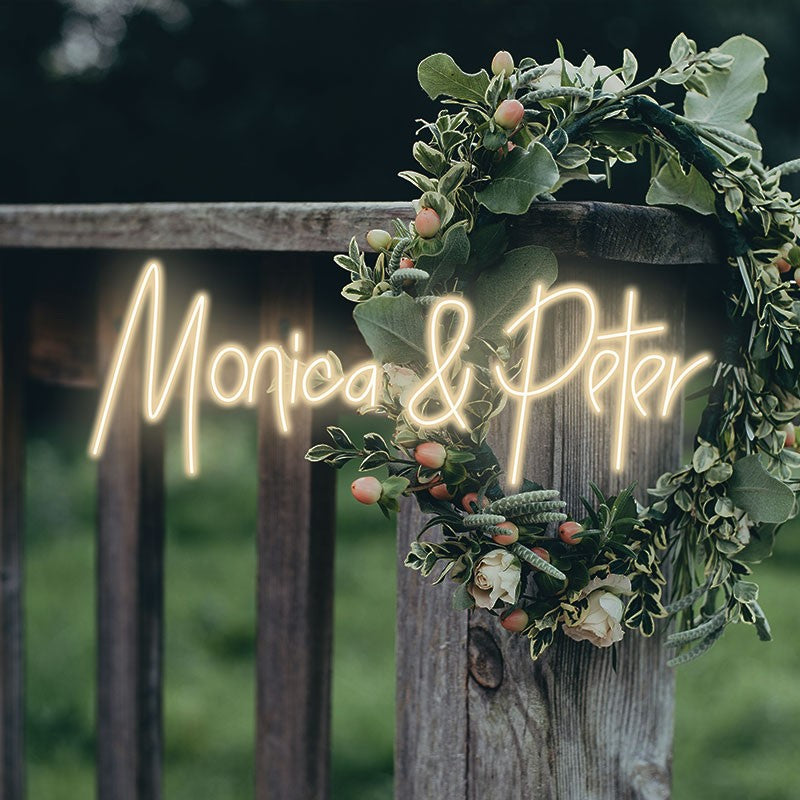 Monica&Peter Wedding Neon Sign